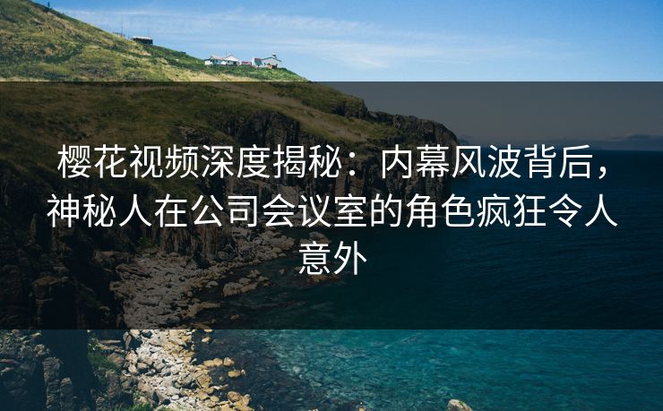 樱花视频深度揭秘：内幕风波背后，神秘人在公司会议室的角色疯狂令人意外